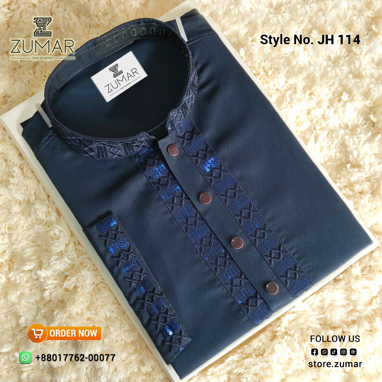 Deep Blue Punjabi - JH 114